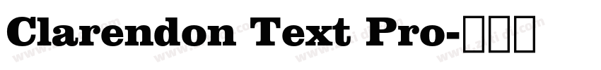 Clarendon Text Pro字体转换